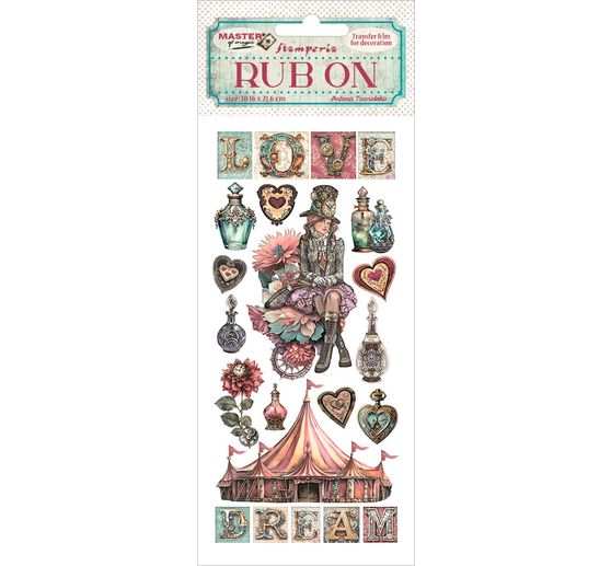 Rub On Transfer paper "Master of Magic"