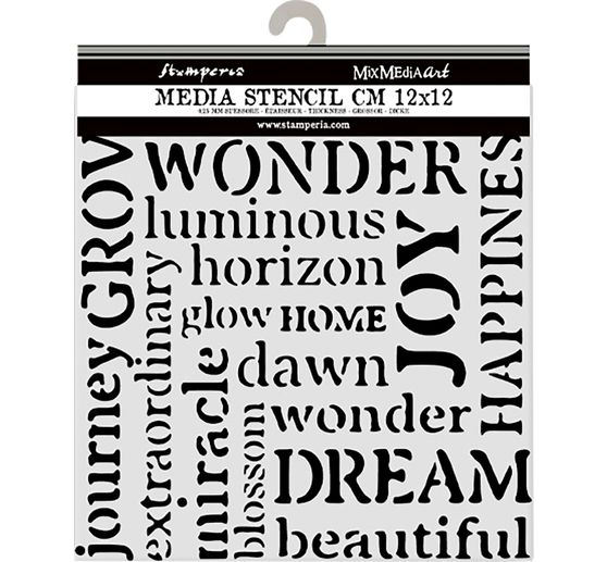 Stencil "Hidden Grove", 12 x 12 cm