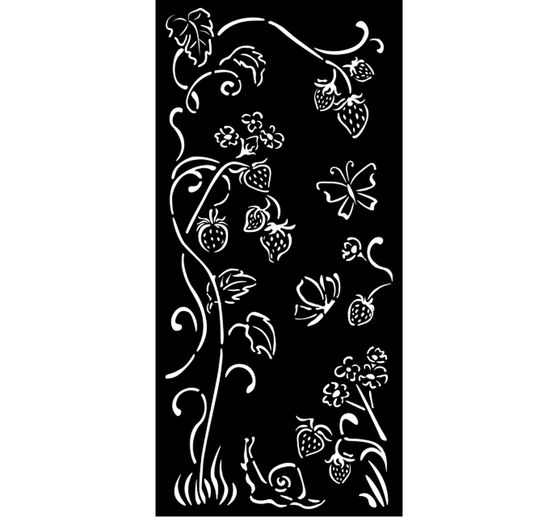 Stencil "Hidden Grove", 12 x 25 cm