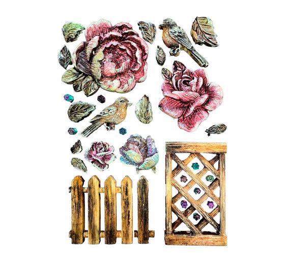 Silicone casting mould "House of Roses"