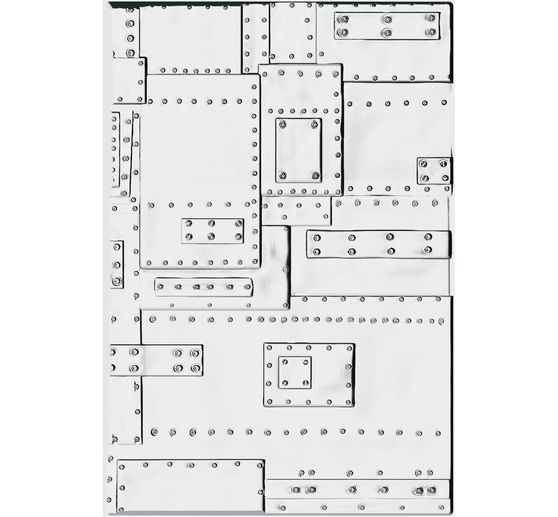 Sizzix A5 3D Embossing template by Tim Holtz