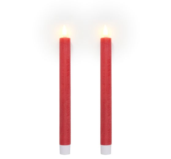 LED real wax candle with timer 6/18 hrs.