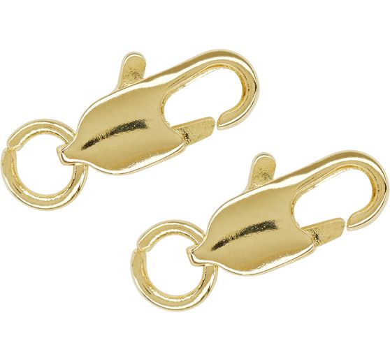 Lobster clasp, 2 pieces