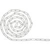 Link chain Paperclip embossed Silver