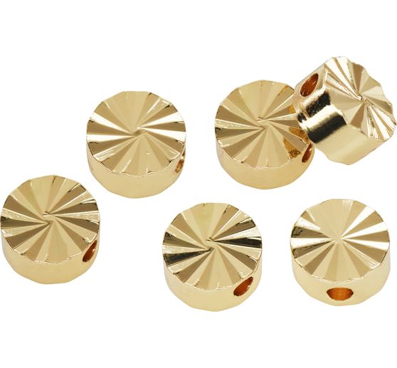 Metal beads round polished