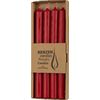 Stick candles "Rustik" Ruby