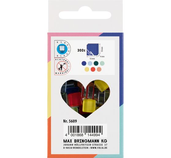 Glass mosaic stones mix, assorted colours