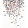 Glass mosaic stones mix, assorted colours Iridescent