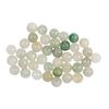 Semiprecious stone beads, 4 mm African jade