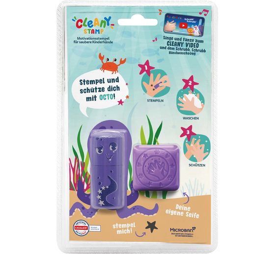 ColOp Cleany Stamp hand wash stamp