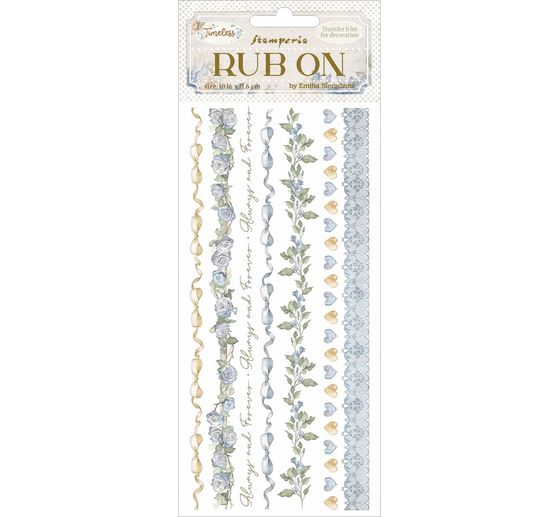 Lamina di trasferimento "Timeless" da strofinare