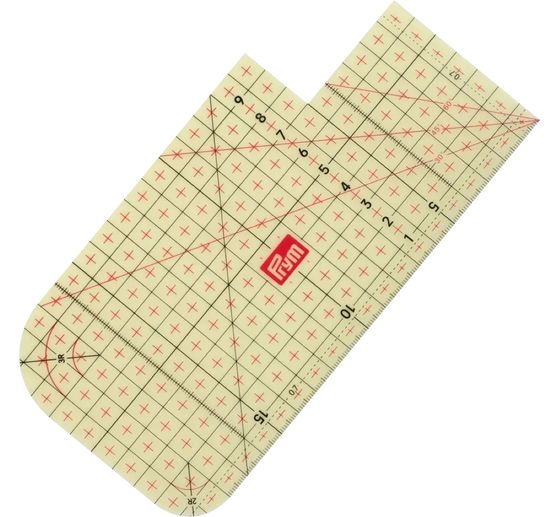 Prym Ironing ruler, transparent