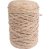 Recycled yarn with gold thread, Ø 2mm Sand