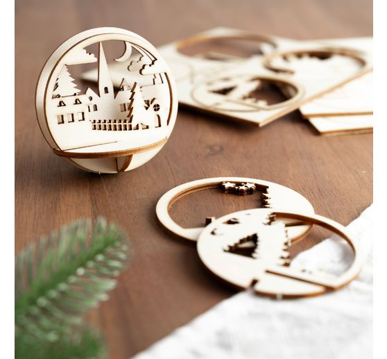 VBS Wooden building kit for acrylic ball