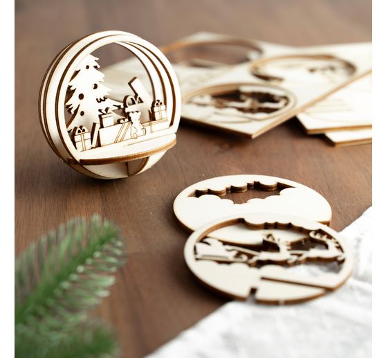 VBS Wooden building kit for acrylic ball