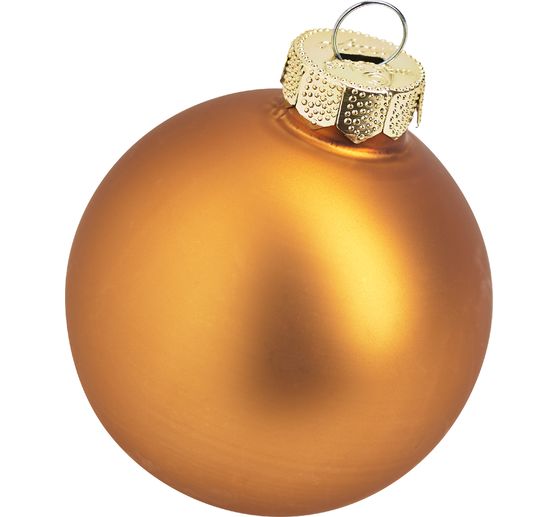 Christmas balls made of glass, Ø 6cm