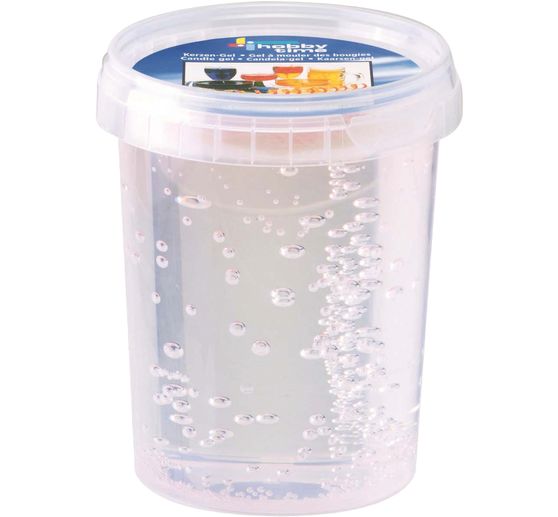 Candle gel, transparent