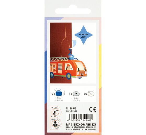 LED Blue light incl. batteries