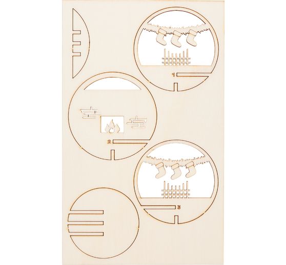 VBS Wooden building kit for acrylic ball