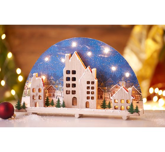 Sagome della casa VBS con finestra, set di 4 pezzi