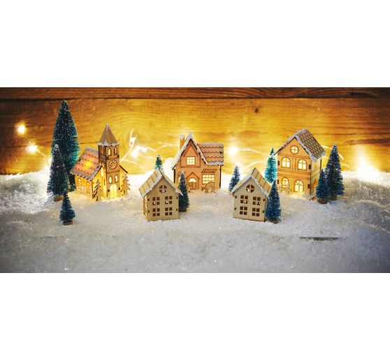 VBS Wooden building kit "House with deer"