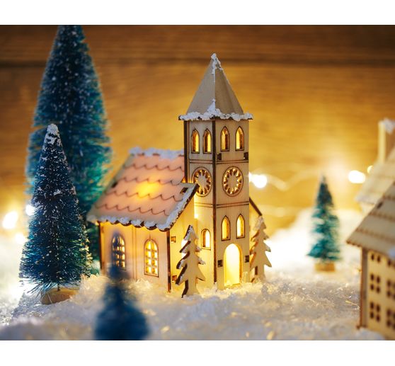 VBS Wooden building kit "House with deer"