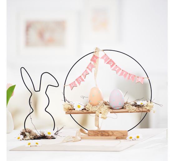 Metal ring "Circle", Black