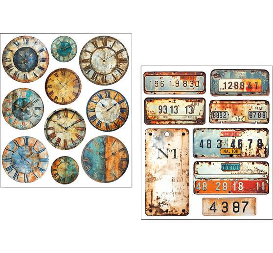 Mixed Media Sticker Set