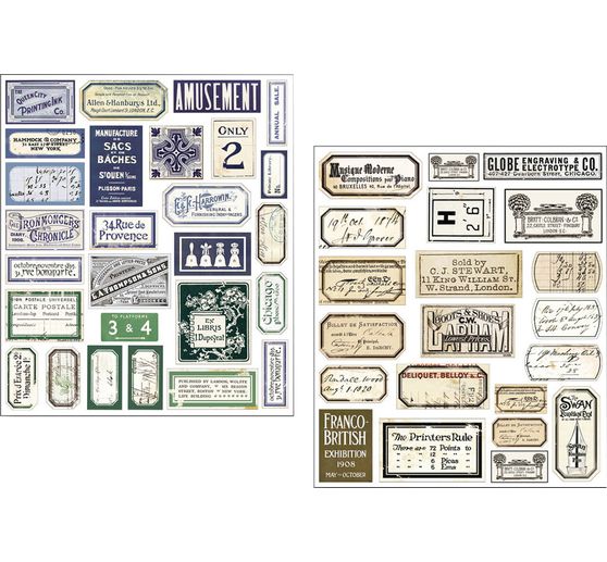 Mixed Media Sticker Set