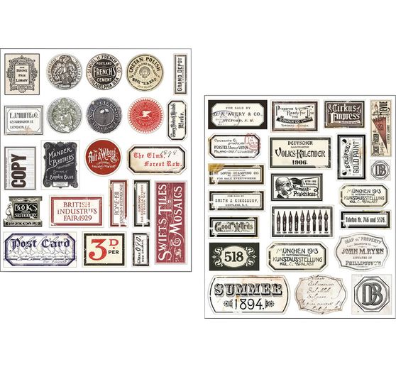 Mixed Media Sticker Set