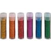 Organic glitter "Mini colour mix", 6 x 2 g Colourful