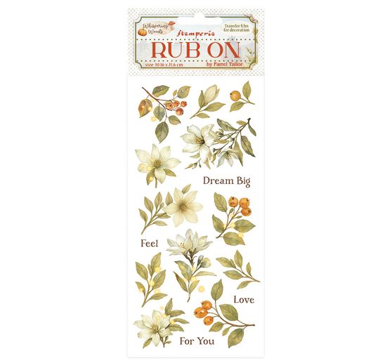 Rub On Transfer paper "Whispering Woods"