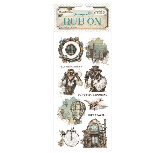 Pellicola di trasferimento Rub On "Voyages Fantastiques"