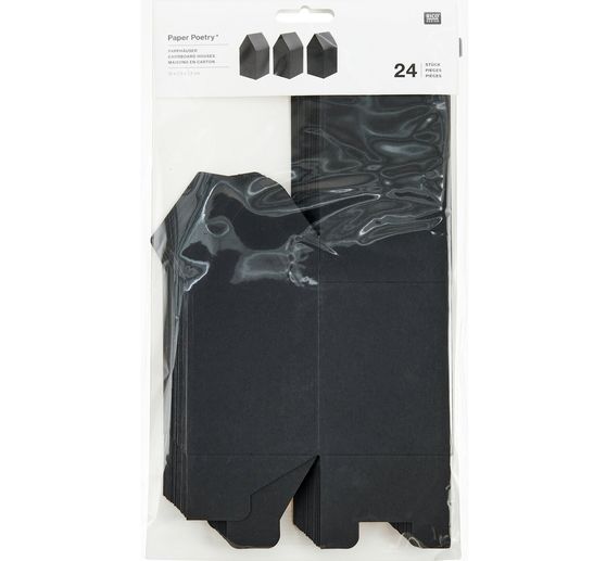 Advent calendar cardboard houses