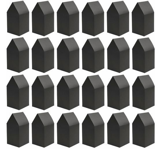 Advent calendar cardboard houses