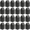 Advent calendar cardboard houses Black