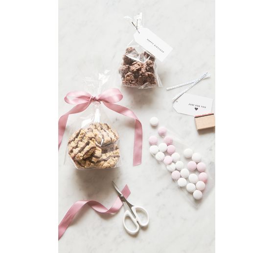 Bottom gusset bag "Transparent" with sealing strip