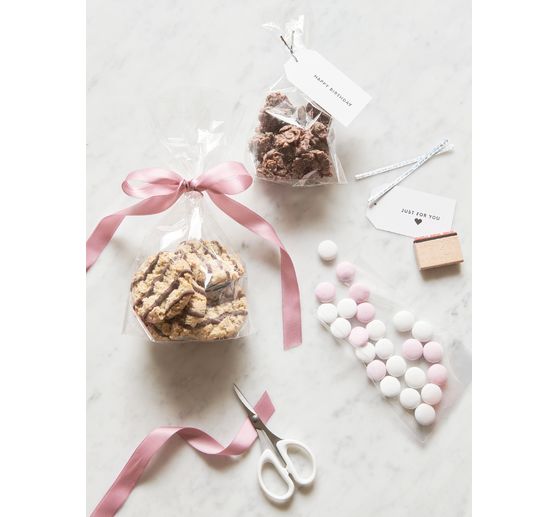 Bottom gusset bag "Transparent" with sealing strip