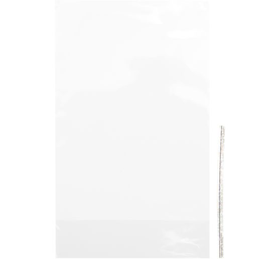 Bottom gusset bag "Transparent" with sealing strip