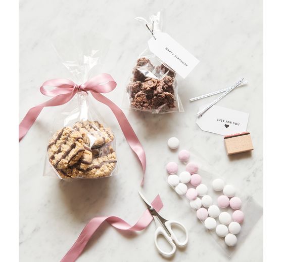 Bottom gusset bag "Transparent" with sealing strip