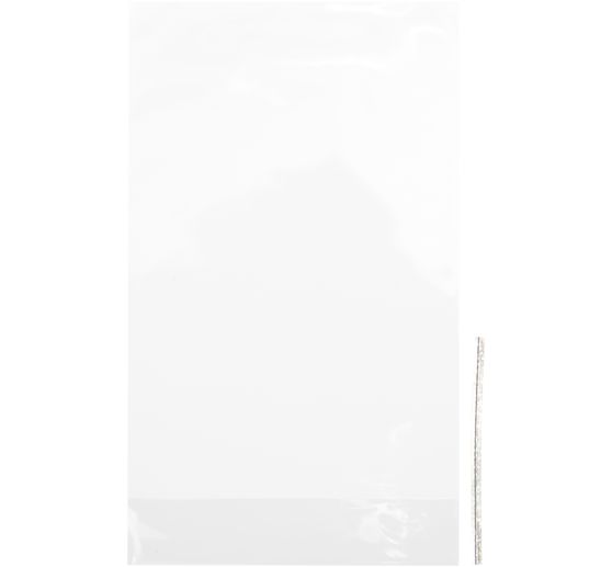 Bottom gusset bag "Transparent" with sealing strip