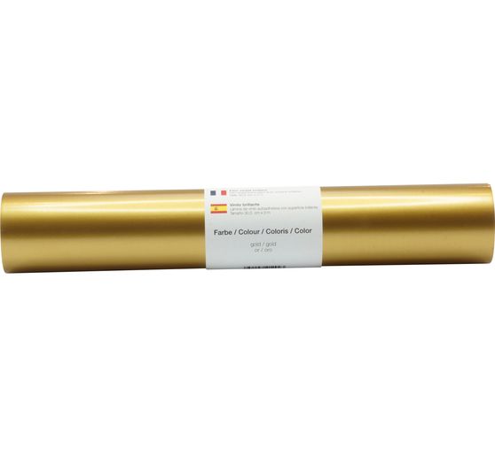 Self-adhesive vinyl film glossy