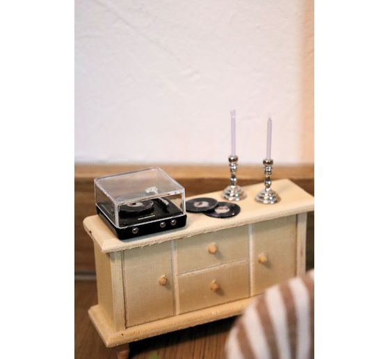 Miniature record player