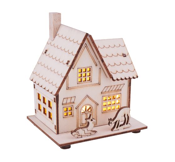 VBS Wooden building kit "House with deer"