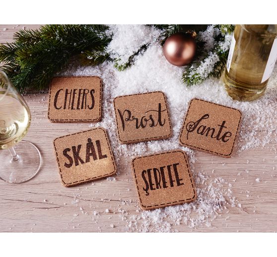 VBS Cork coasters, 25 pieces