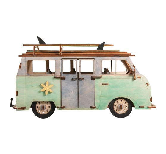 Kit di costruzione in legno "Bus da campeggio