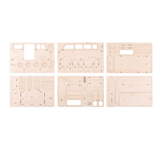 Kit di costruzione in legno "Bus da campeggio