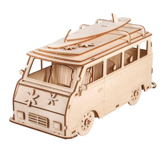 Kit di costruzione in legno "Bus da campeggio