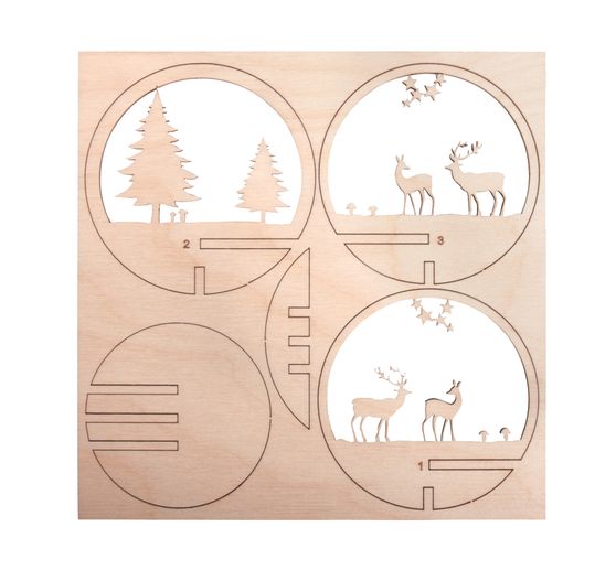 Kit di montaggio in legno "renna"