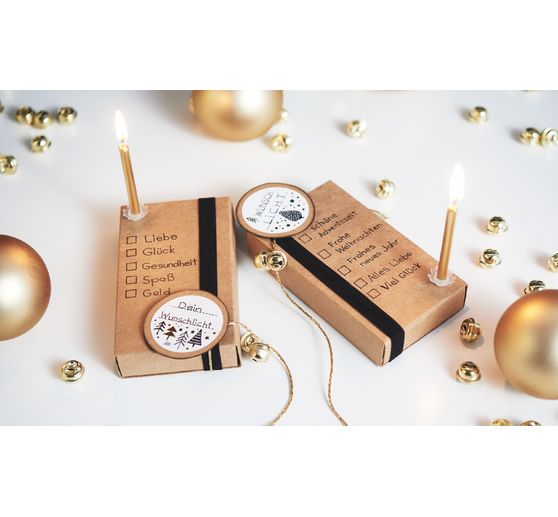 Scatole di fiammiferi VBS "carta kraft", 11 cm